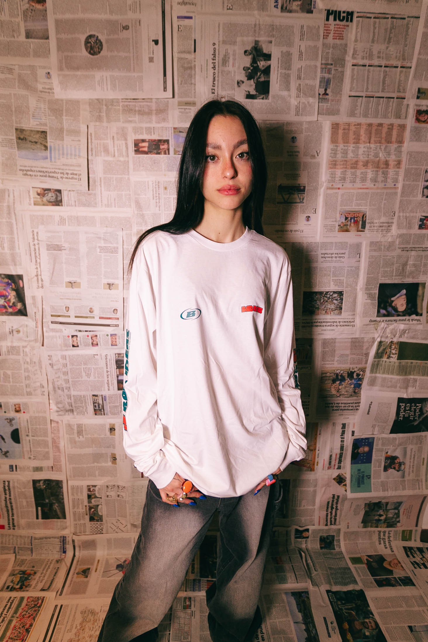 LONGSLEEVE | WHITE | BAD RACING |