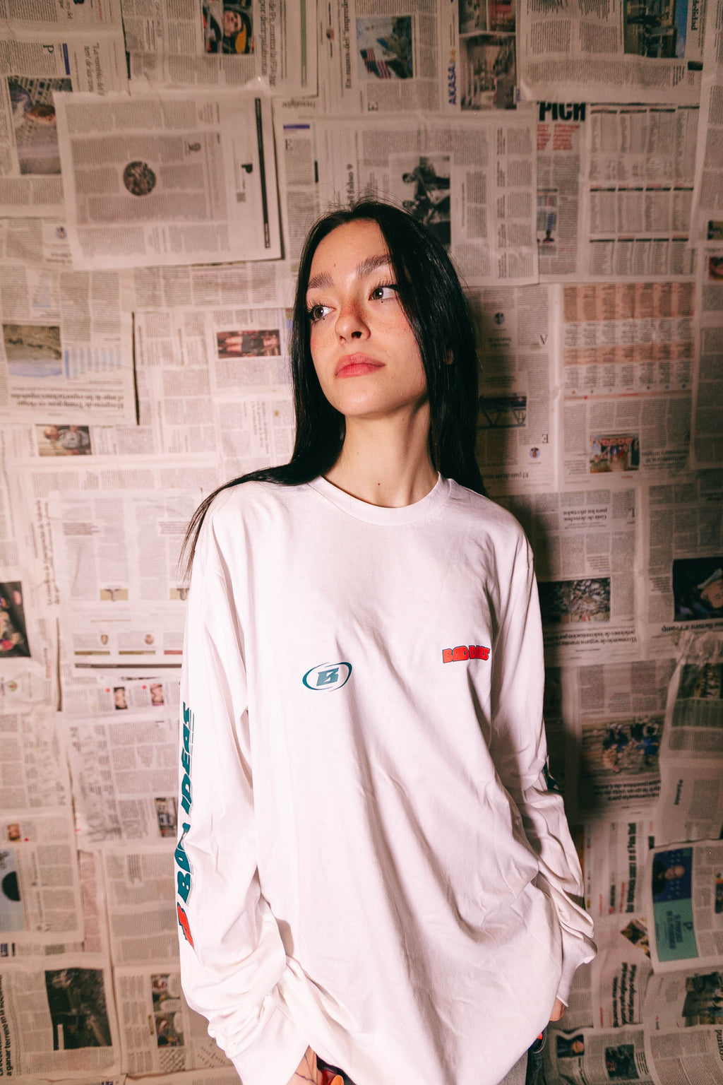 LONGSLEEVE | WHITE | BAD RACING |