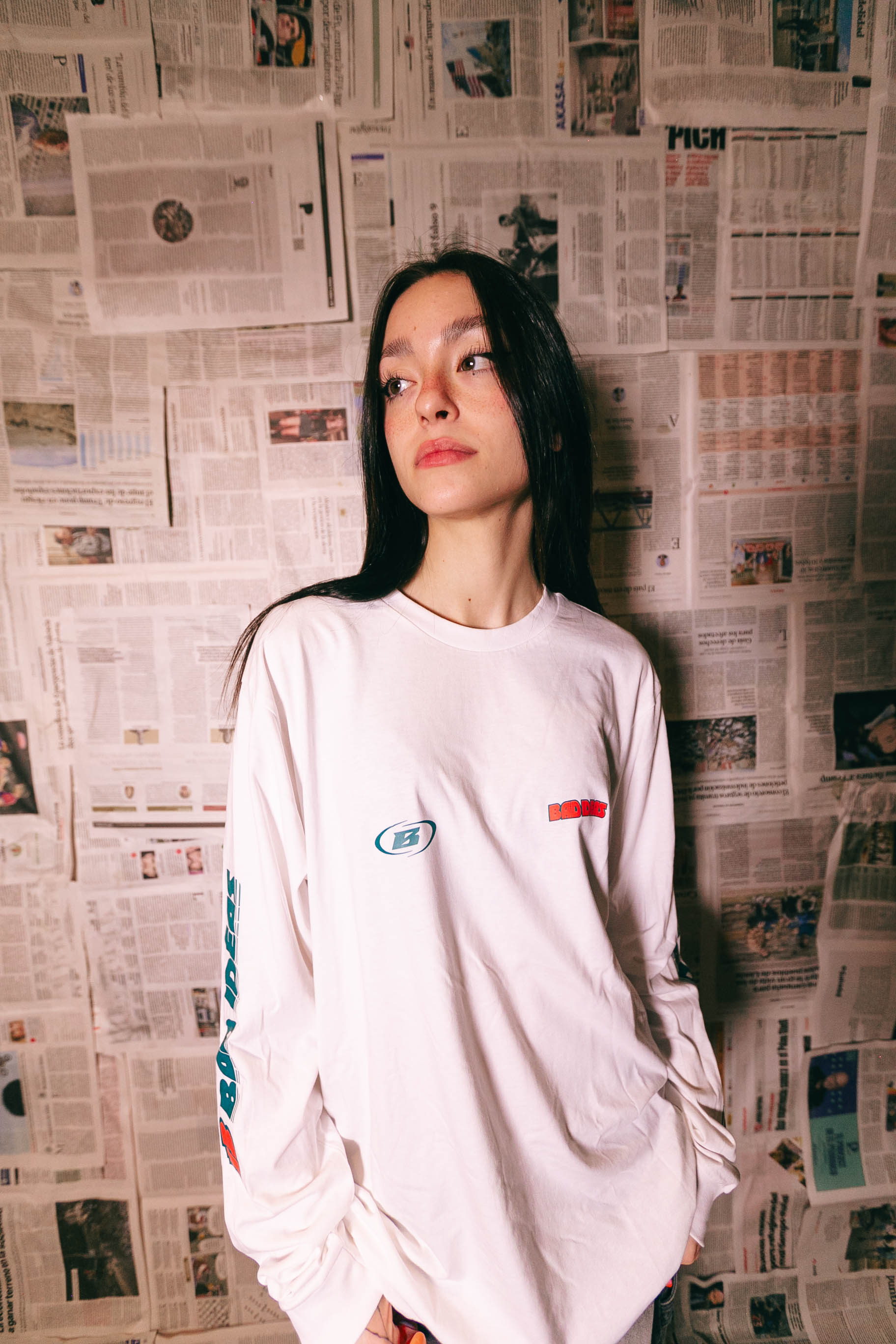 LONGSLEEVE | WHITE | BAD RACING |