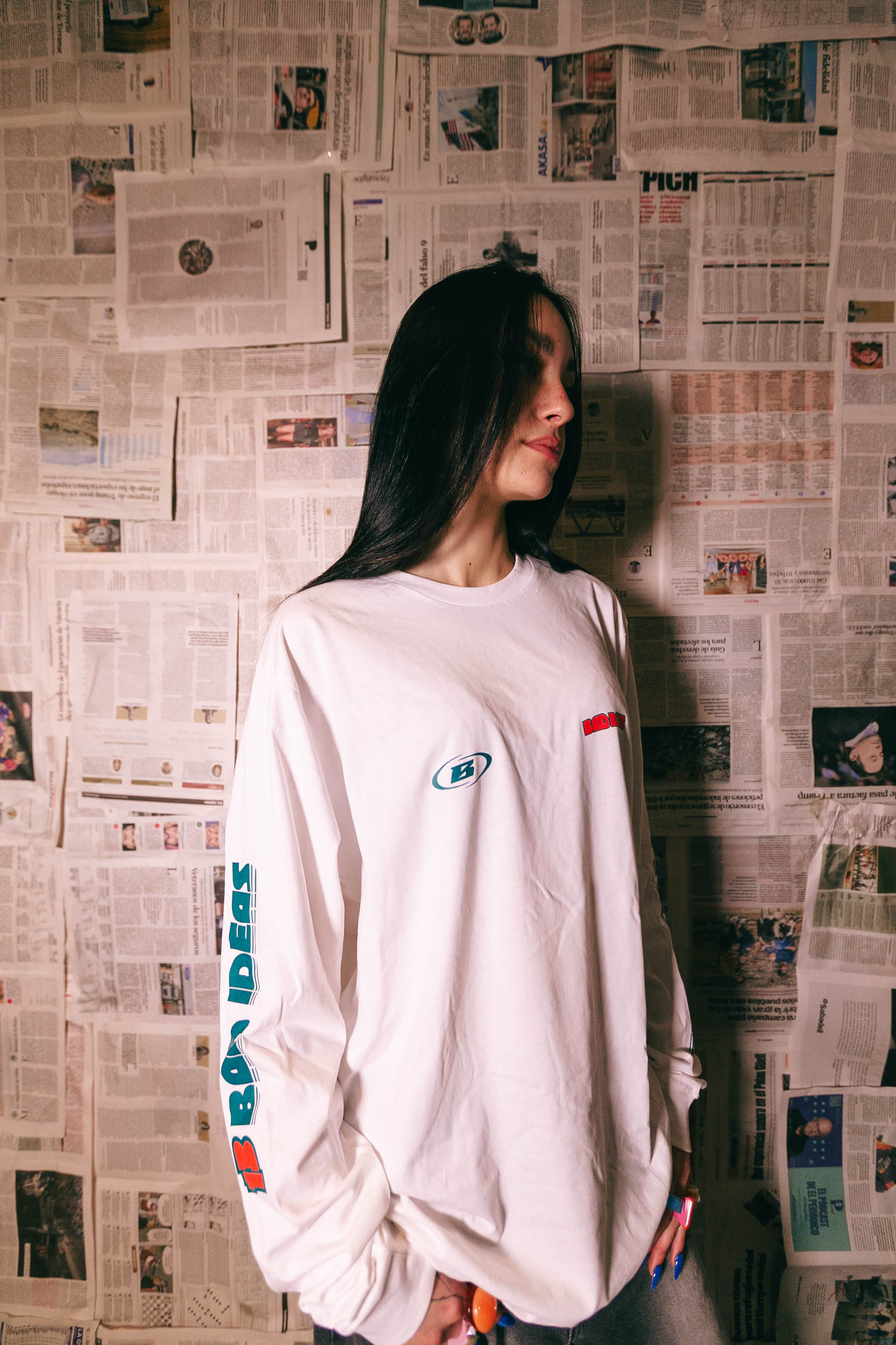 LONGSLEEVE | WHITE | BAD RACING |