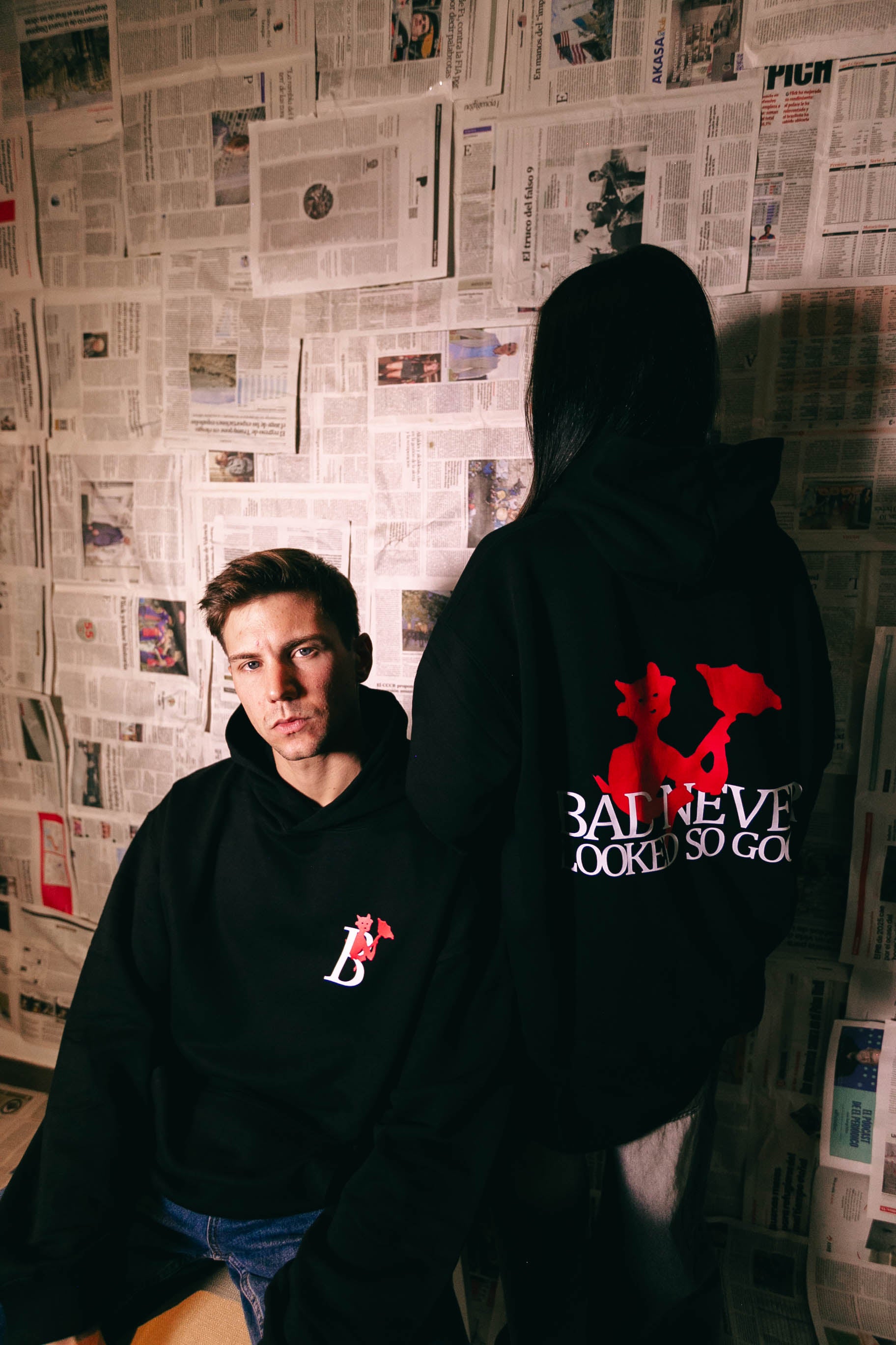 HOODIE| BLACK | BAD NEVER LOOKED SO GOOD