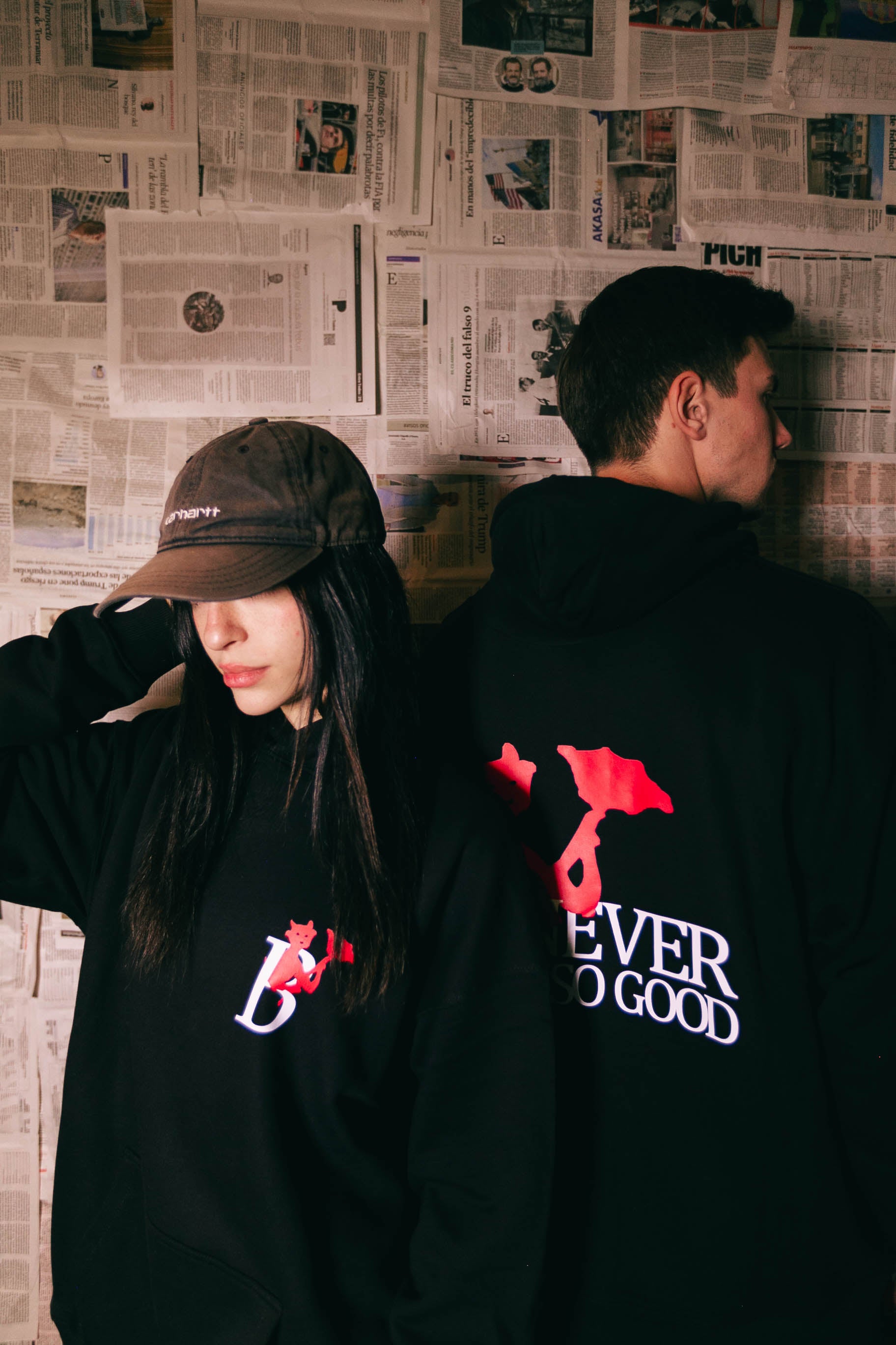 HOODIE| BLACK | BAD NEVER LOOKED SO GOOD