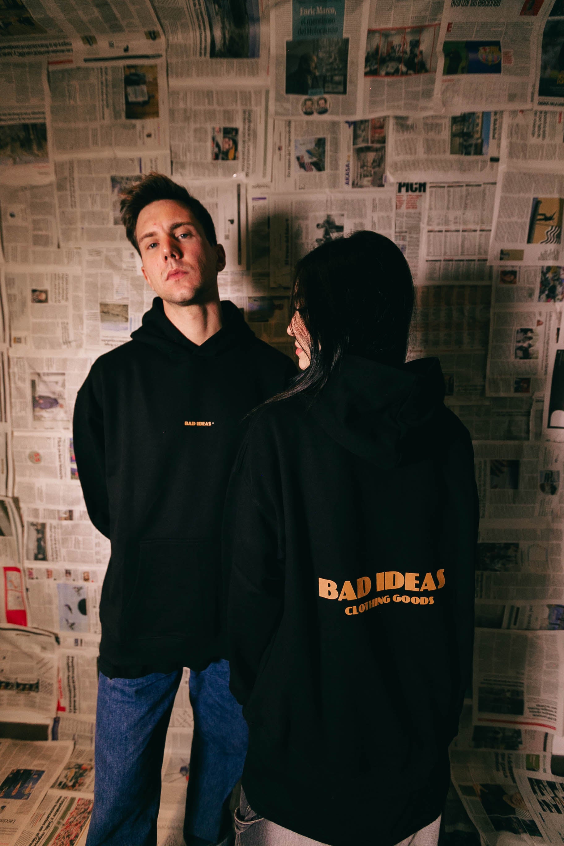 HOODIE |  CLOTHING GOODS | BLACK