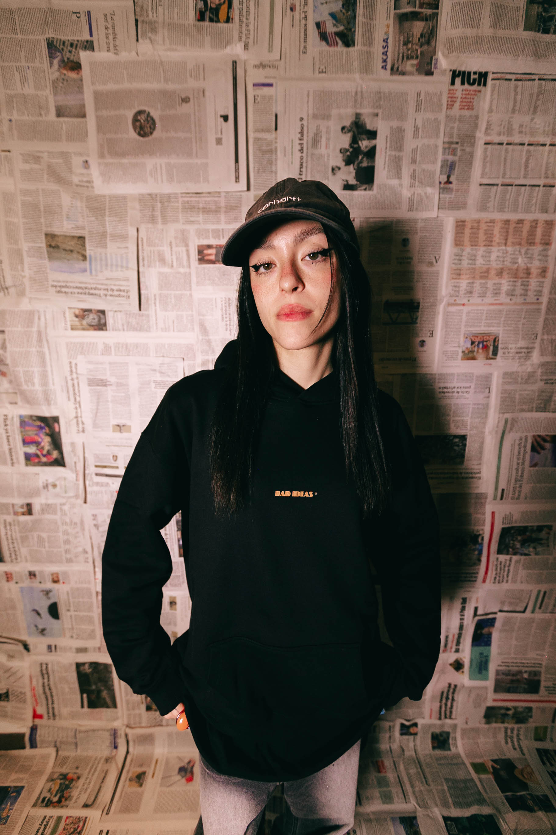 HOODIE |  CLOTHING GOODS | BLACK