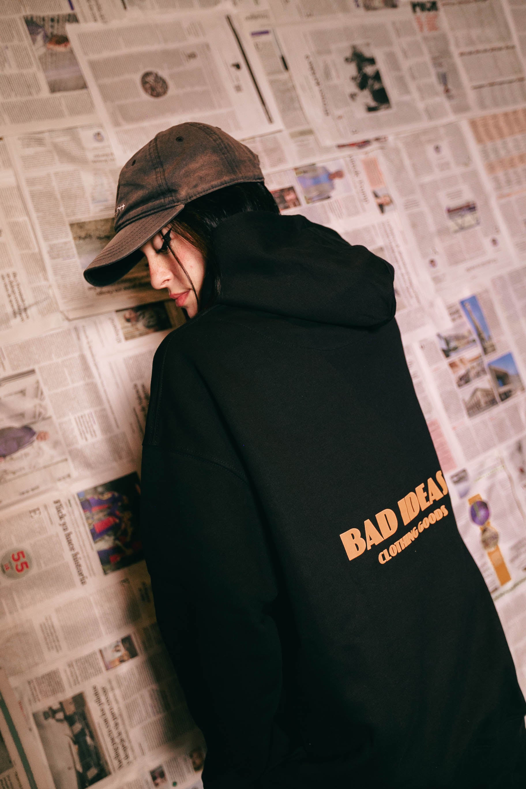 HOODIE |  CLOTHING GOODS | BLACK
