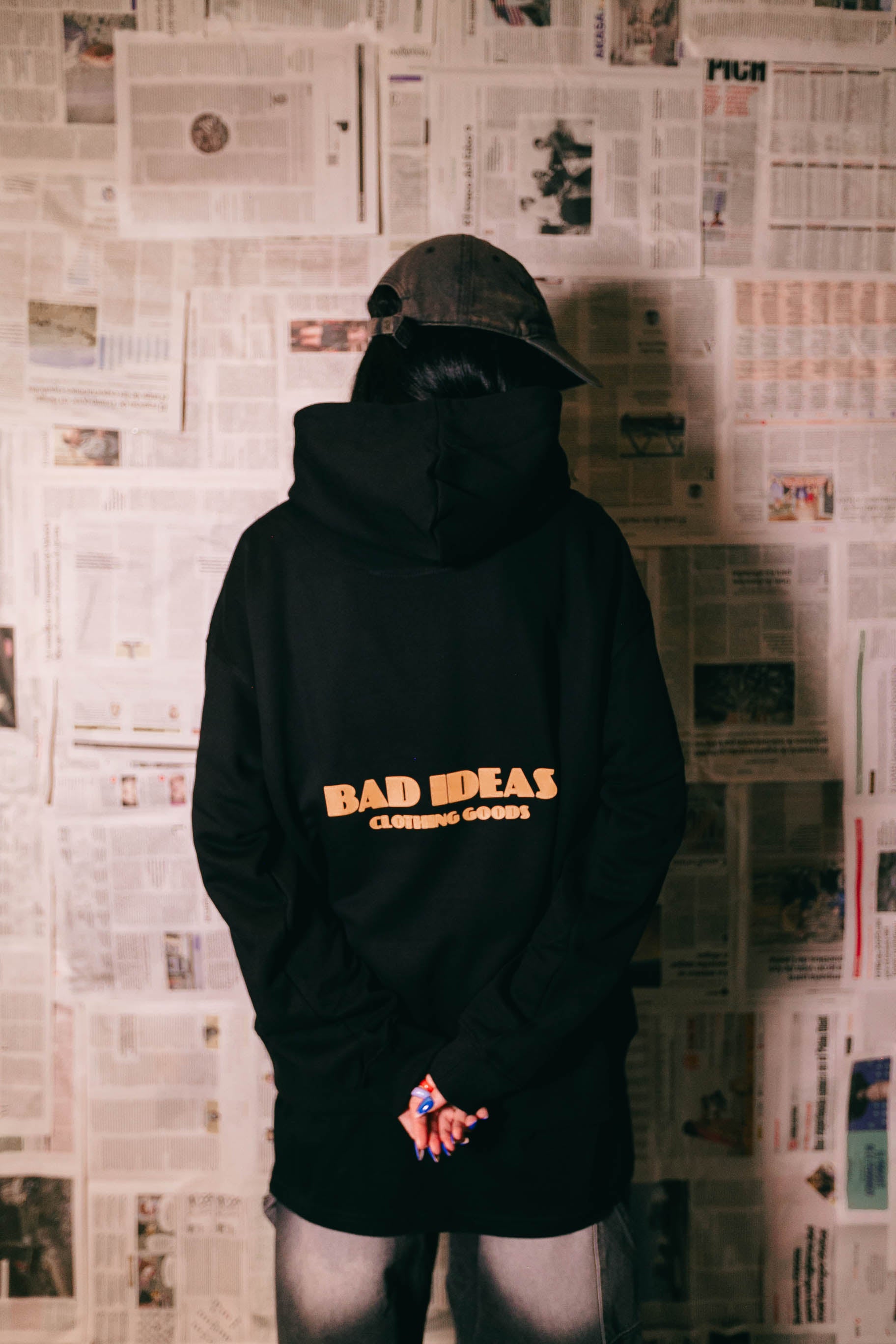 HOODIE |  CLOTHING GOODS | BLACK