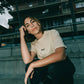 Oversized Cropped Tee " BIW "