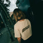 Oversized Cropped Tee " BIW "