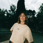 Oversized Cropped Tee " BIW "