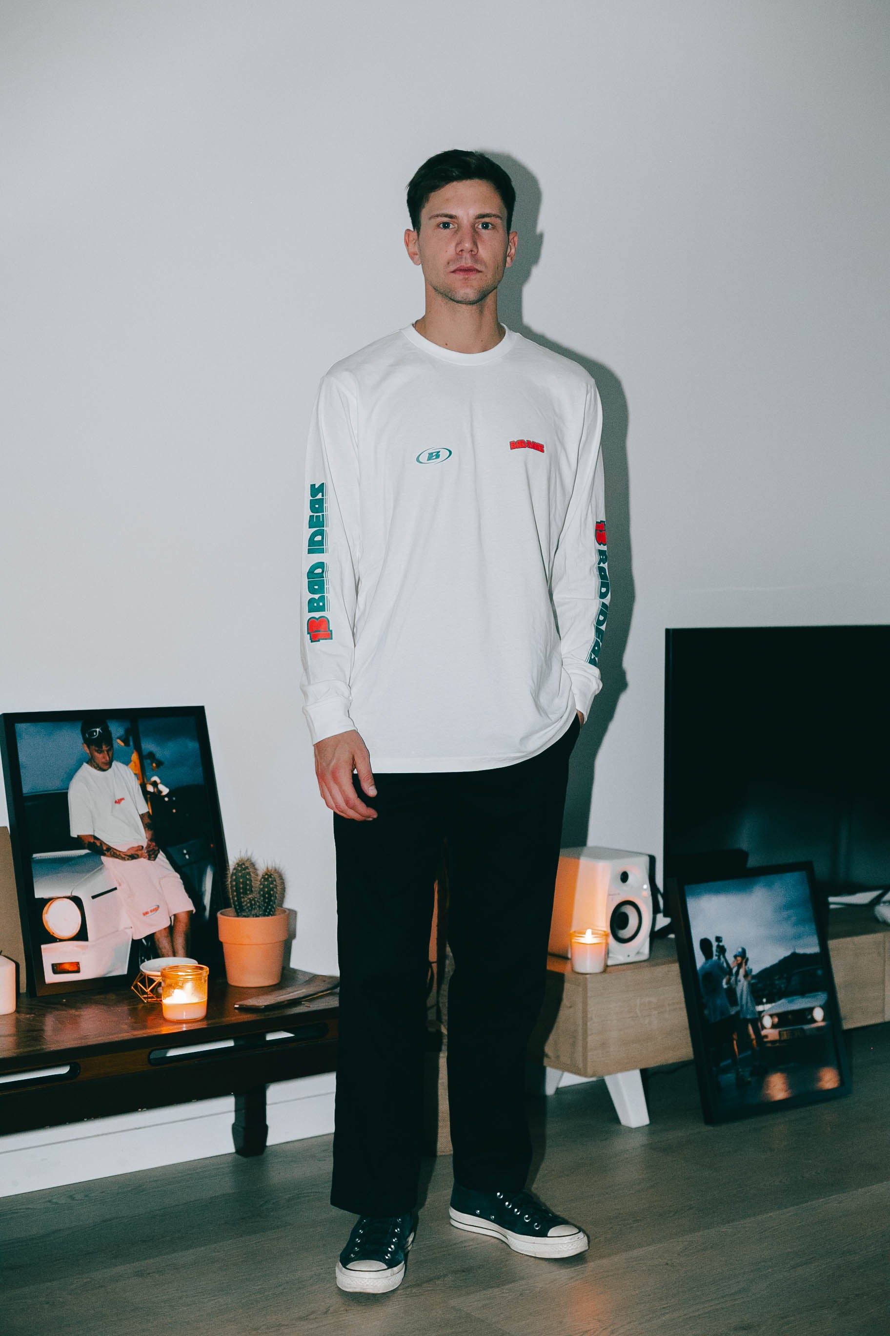 LONGSLEEVE | WHITE | BAD RACING |
