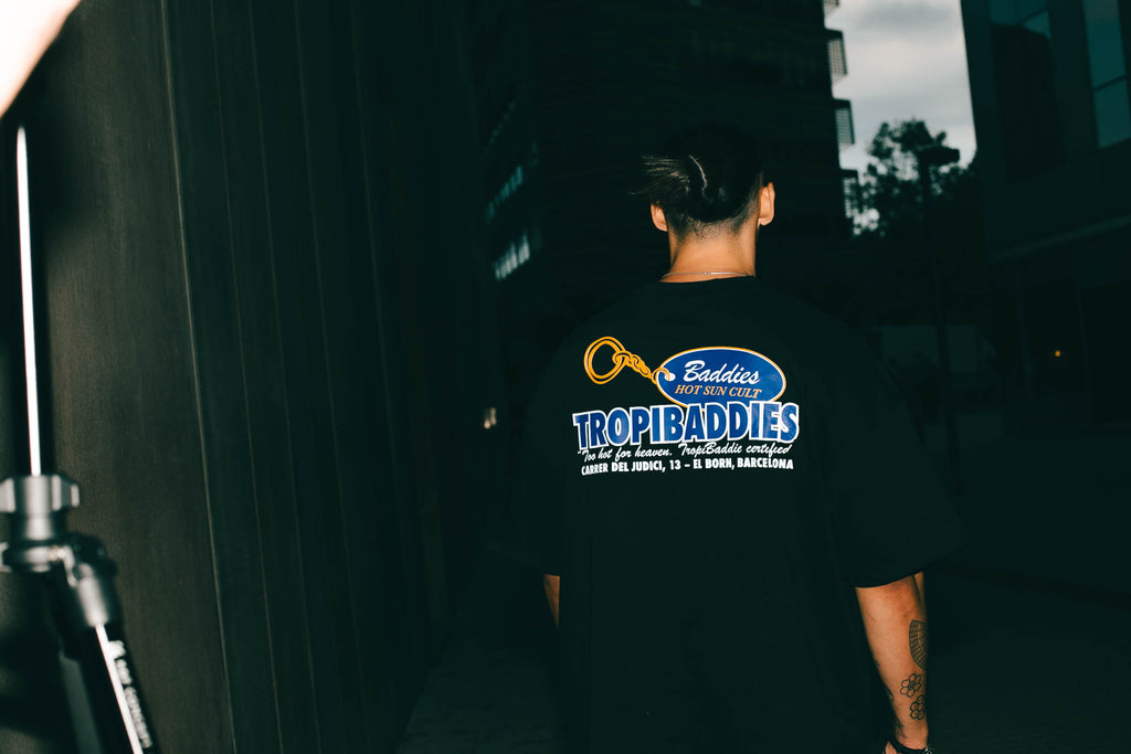 ULTRA HEAVY BOX TEE | BLACK | TROPIBADDIES