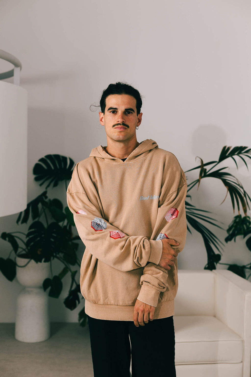 HOODIE | CAMEL WASHED  | BAD PARADISE