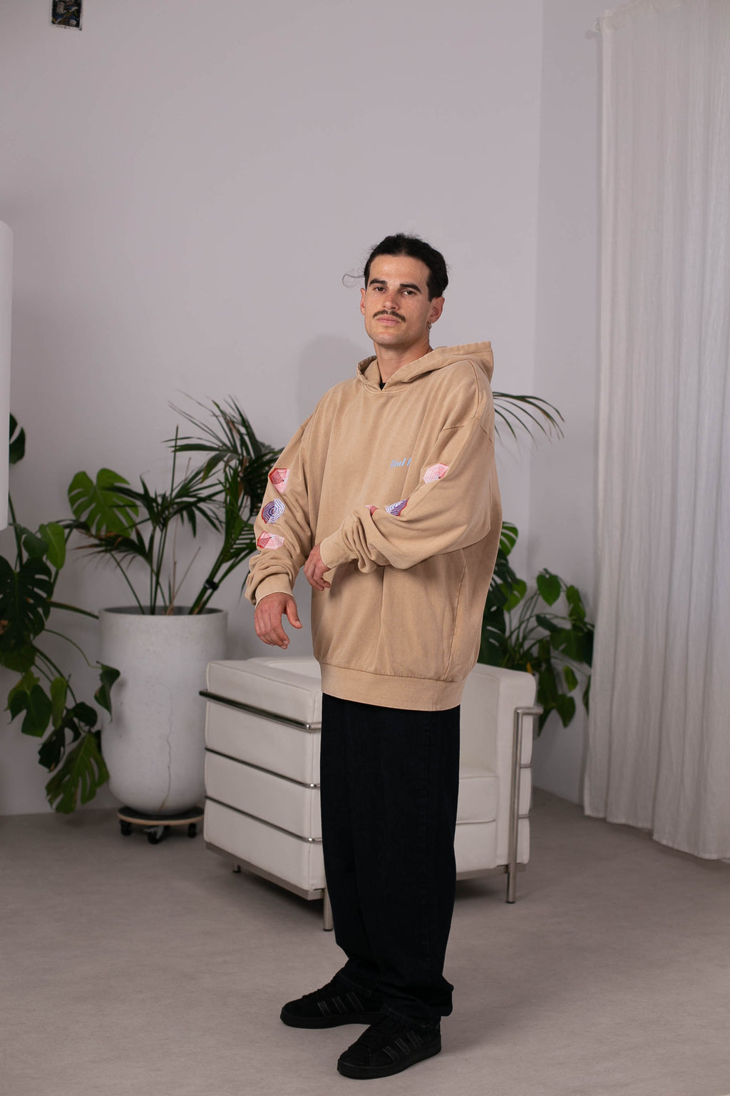 HOODIE | CAMEL WASHED  | BAD PARADISE