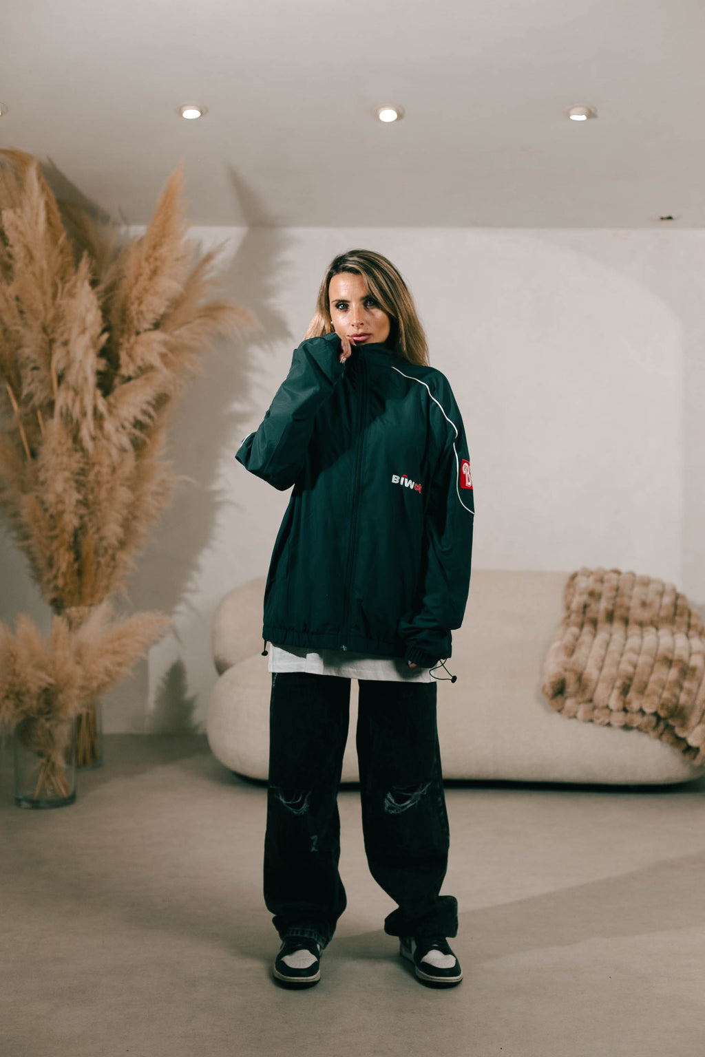 TRACK JACKET | BOTTLEGREEN