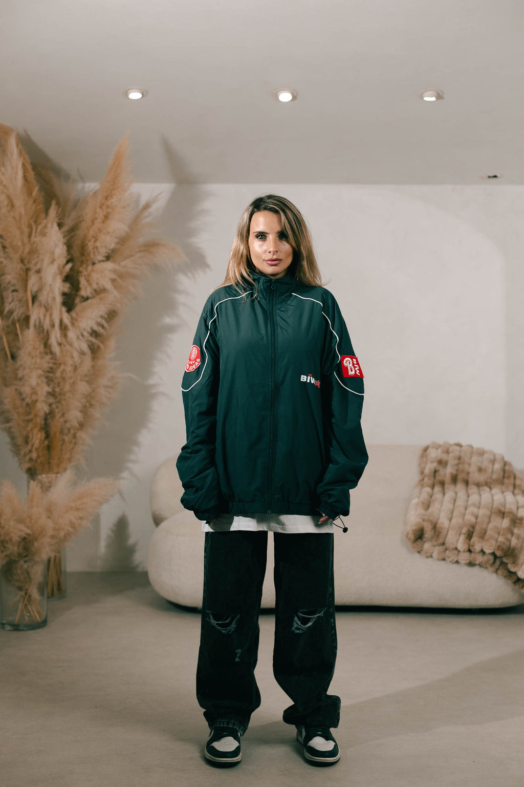 TRACK JACKET | BOTTLEGREEN