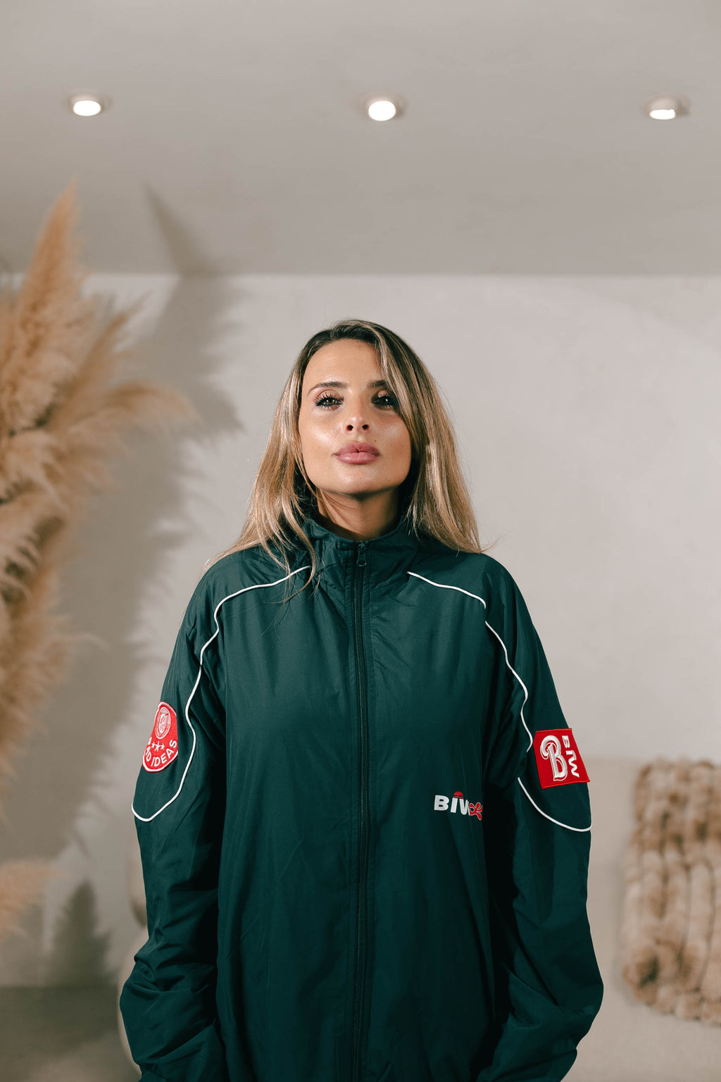 TRACK JACKET | BOTTLEGREEN