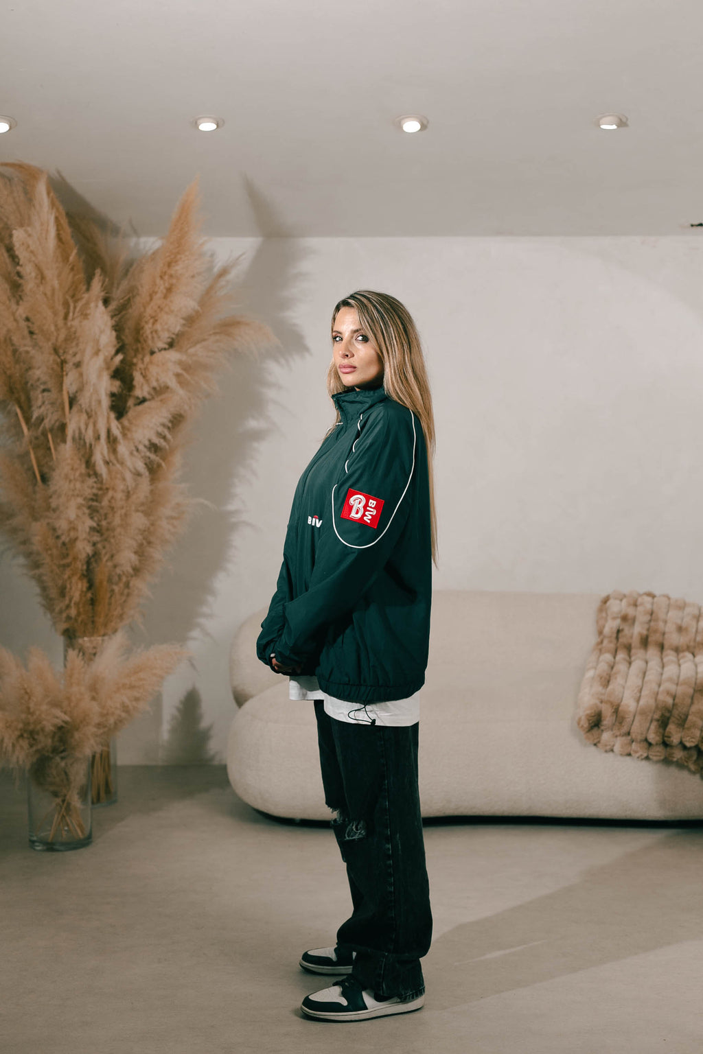 TRACK JACKET | BOTTLEGREEN