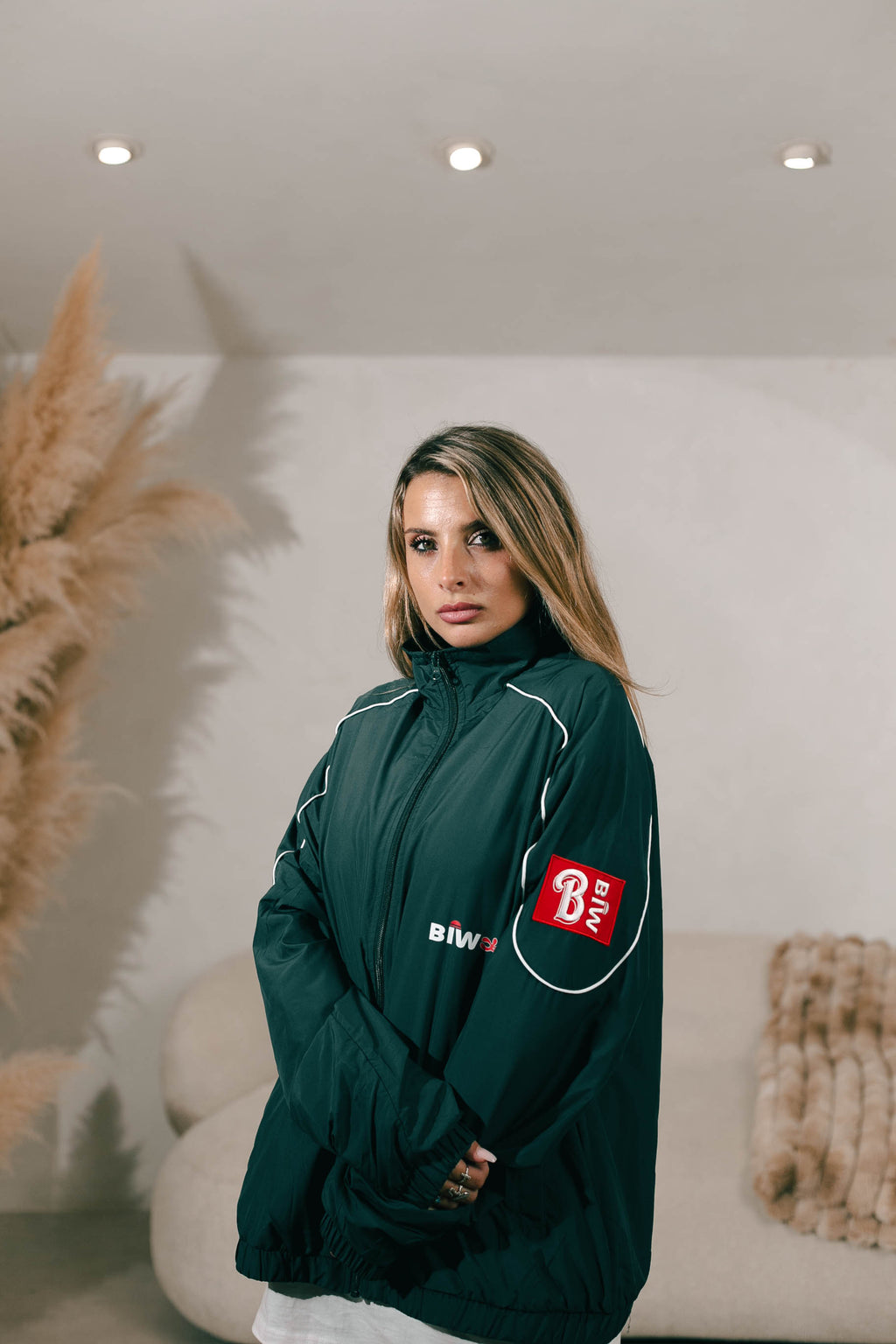 TRACK JACKET | BOTTLEGREEN