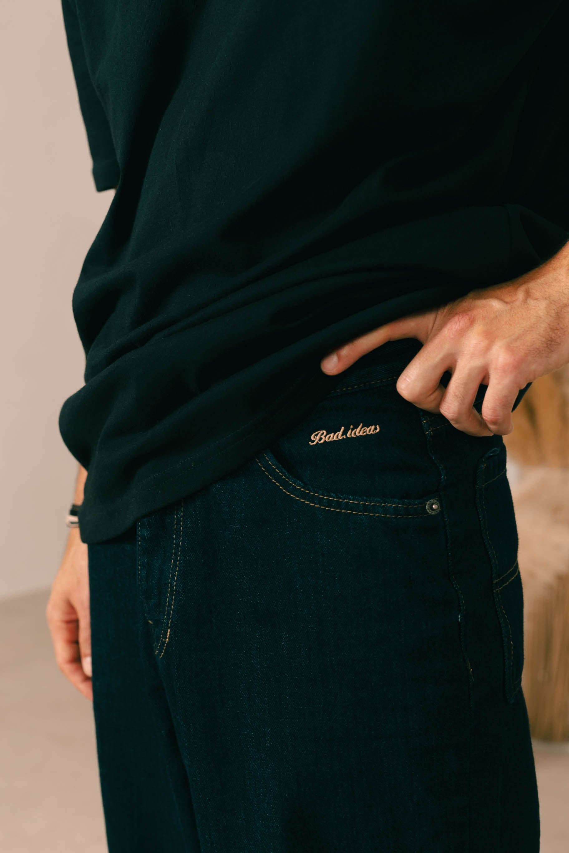 DENIM PANTS | RINSED DENIM