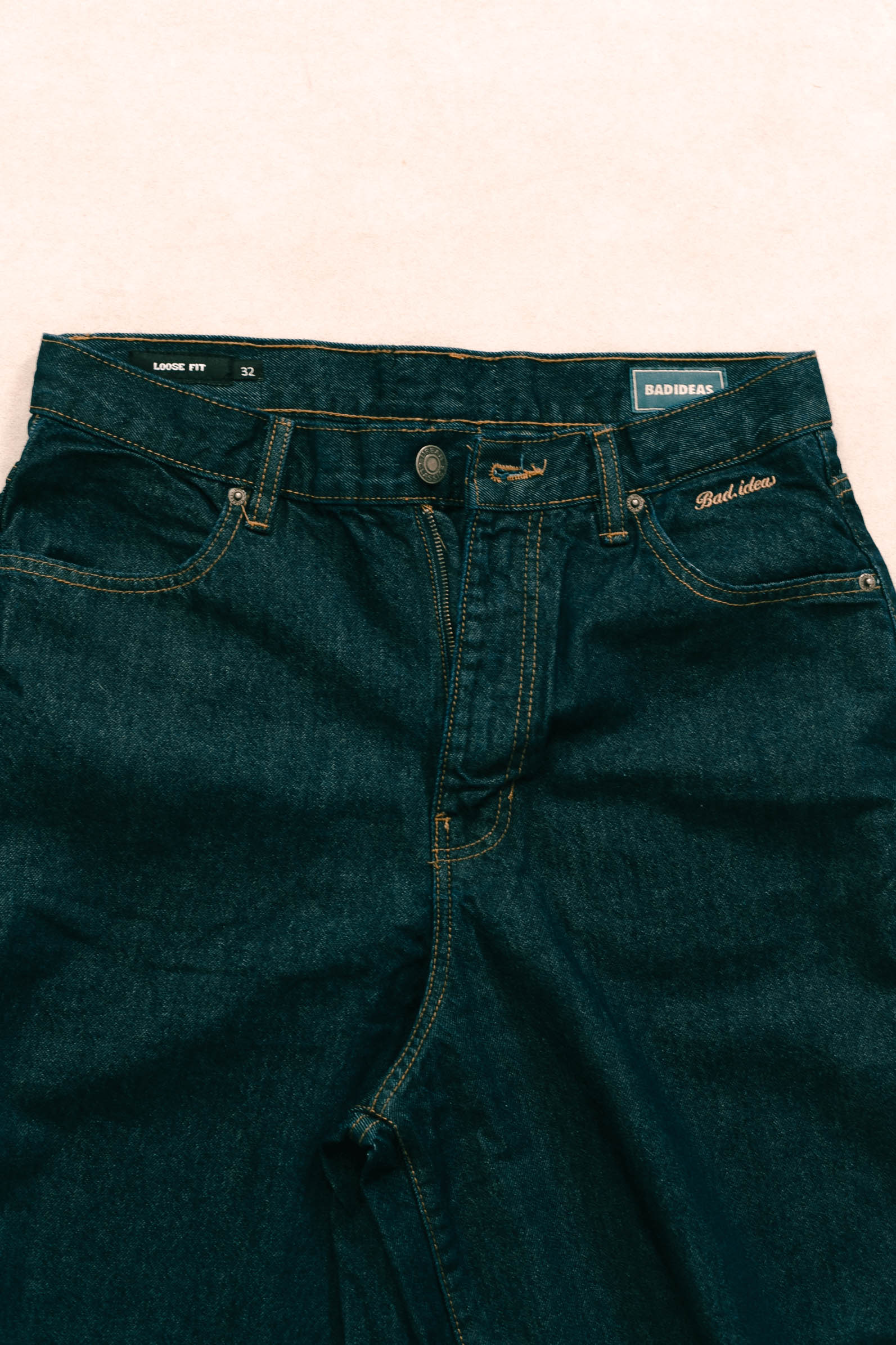 DENIM PANTS | RINSED DENIM