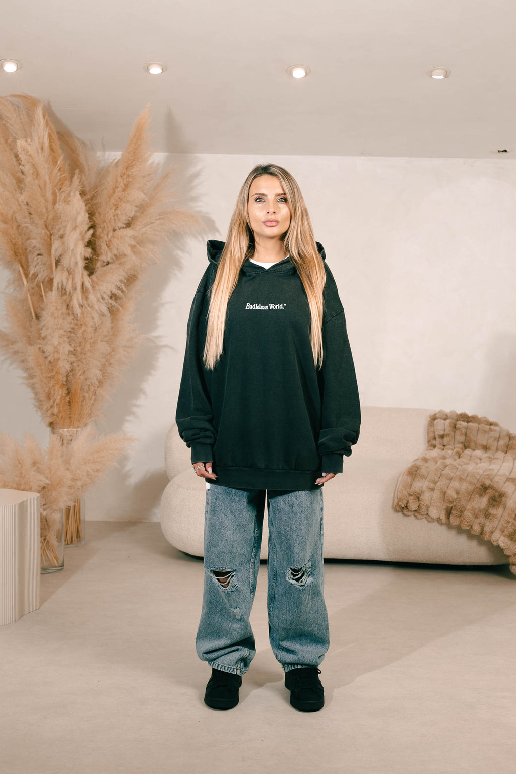 LADIES DENIM PANTS | LIGHT BLUE WASHED