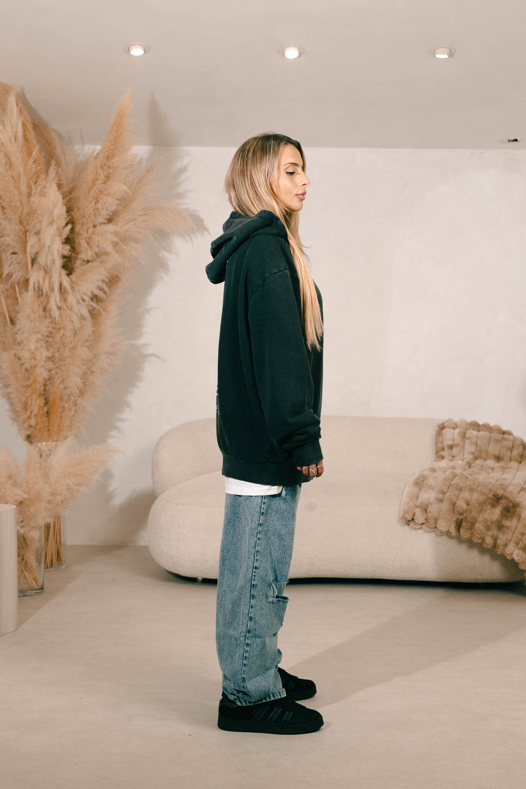 LADIES DENIM PANTS | LIGHT BLUE WASHED