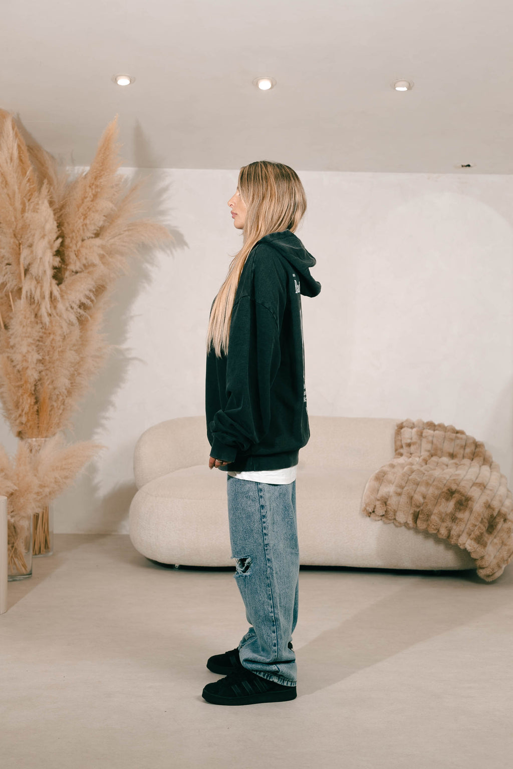 LADIES DENIM PANTS | LIGHT BLUE WASHED