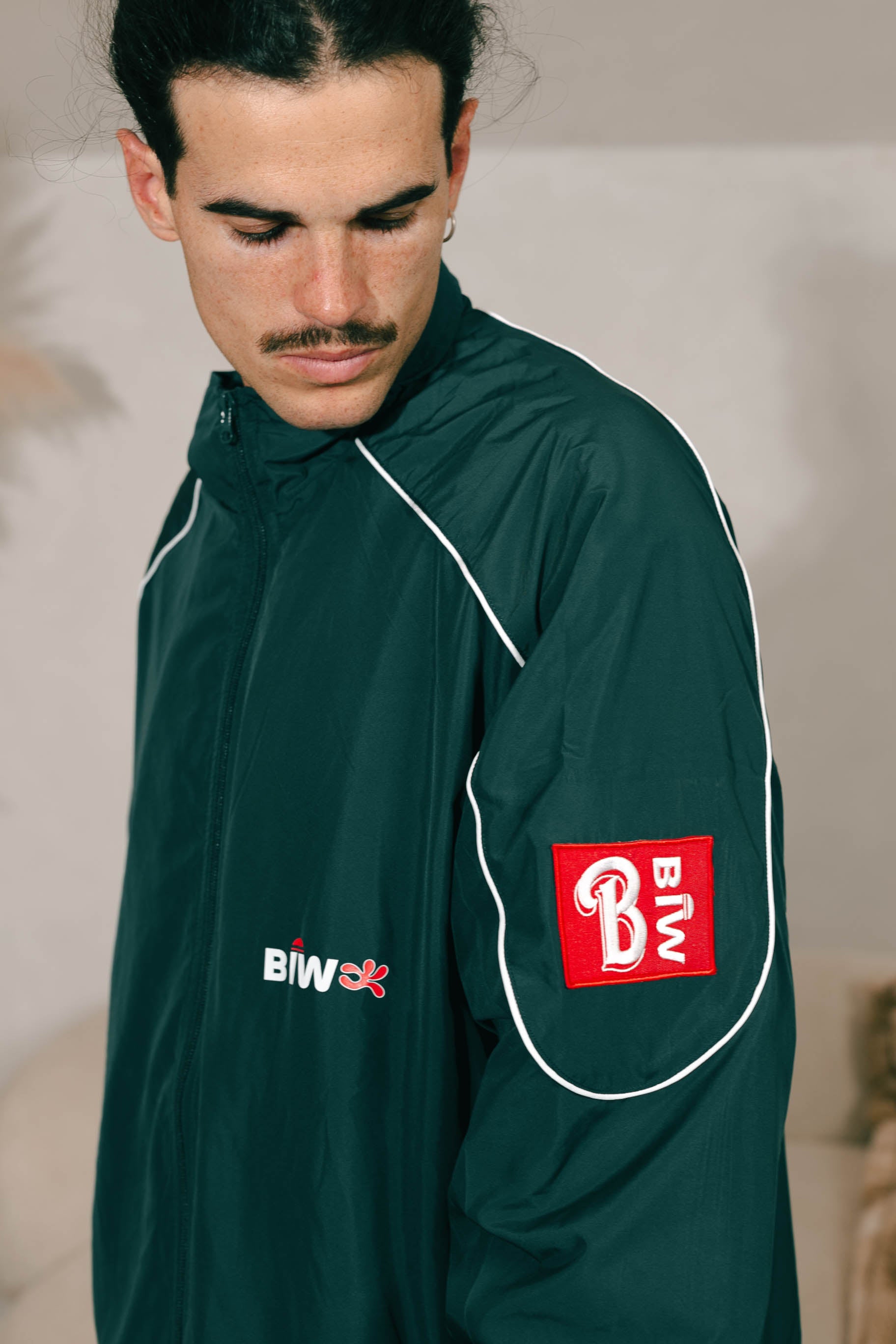 TRACK JACKET | BOTTLEGREEN