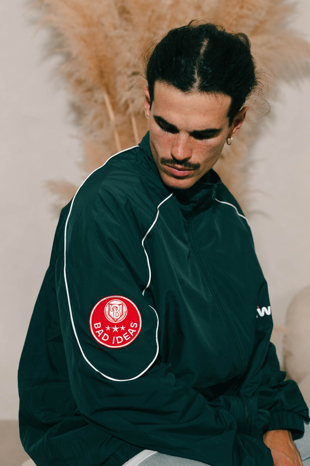 TRACK JACKET | BOTTLEGREEN