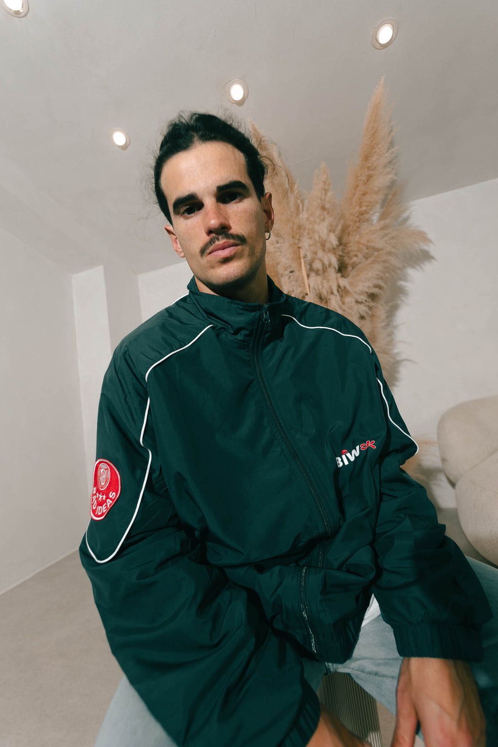 TRACK JACKET | BOTTLEGREEN