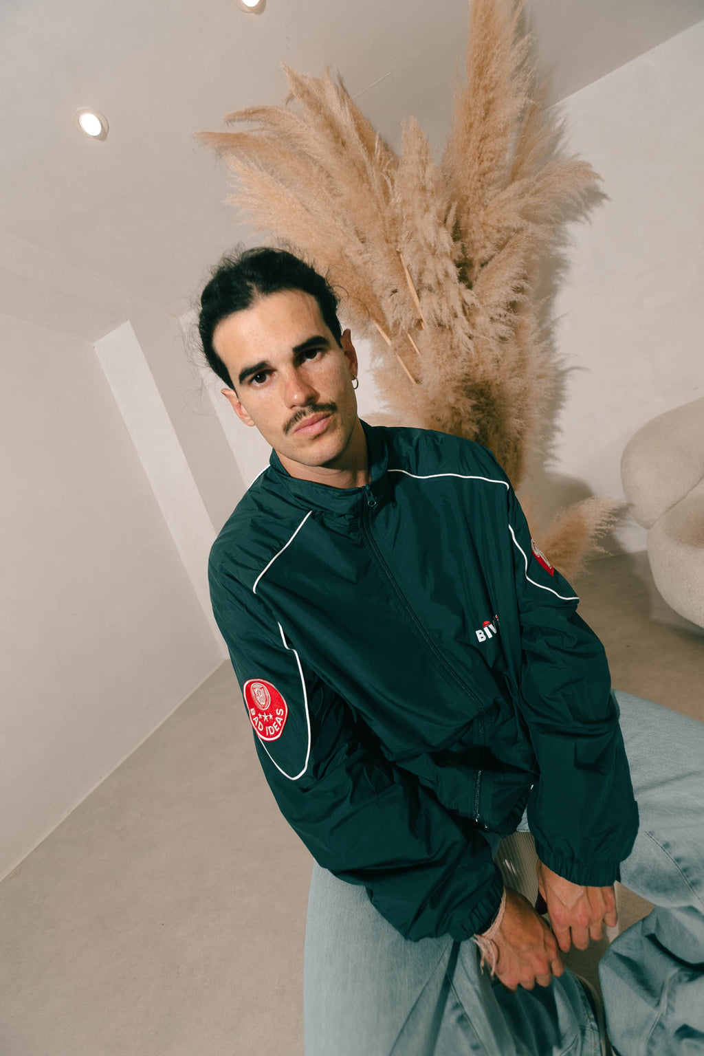TRACK JACKET | BOTTLEGREEN