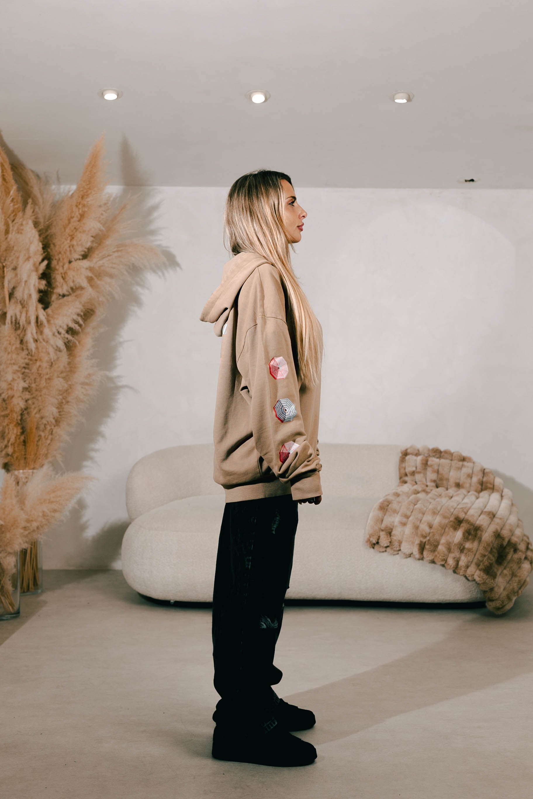 HOODIE | CAMEL WASHED  | BAD PARADISE