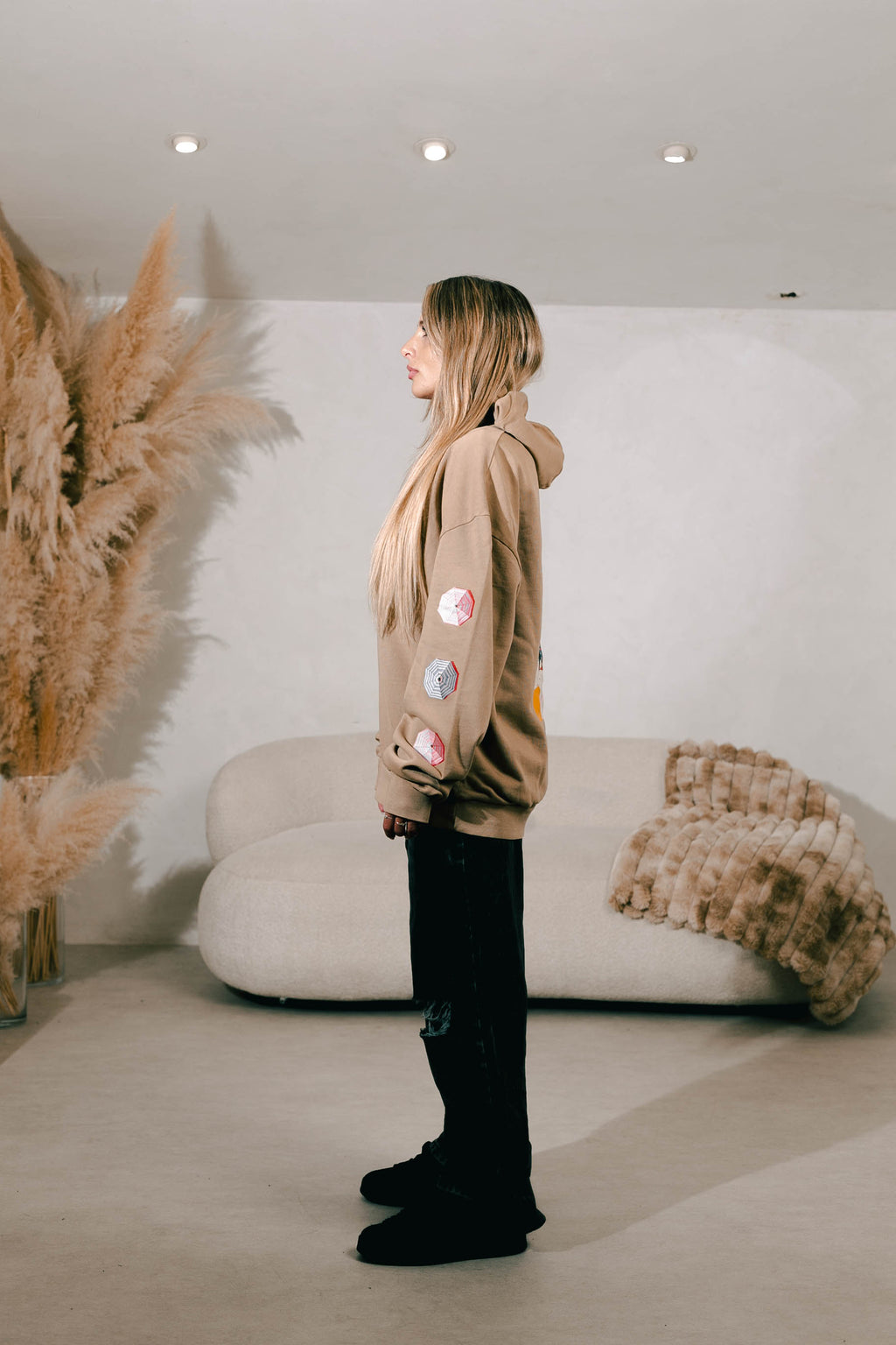 HOODIE | CAMEL WASHED  | BAD PARADISE