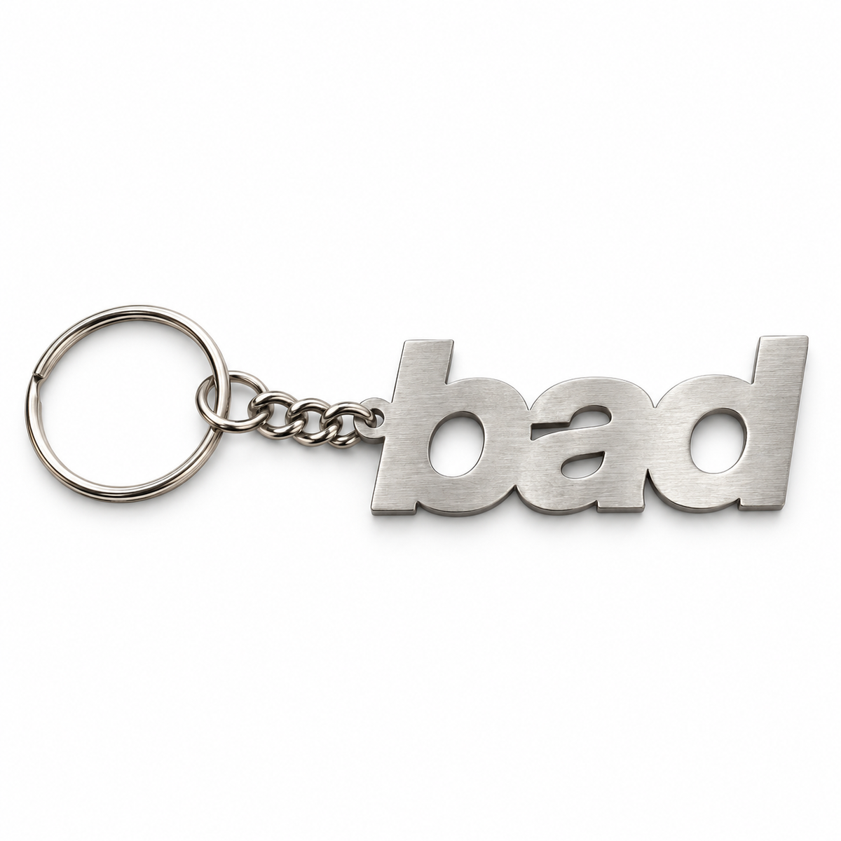 BAD METAL KEYCHAIN