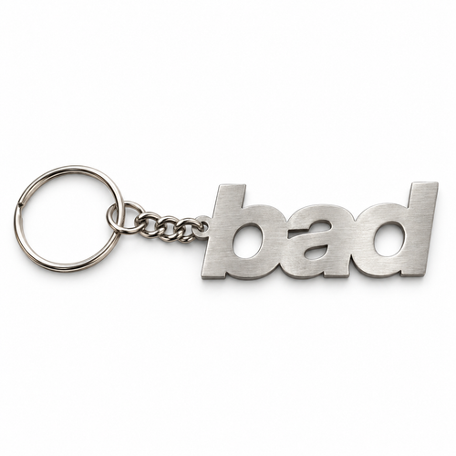 BAD METAL KEYCHAIN