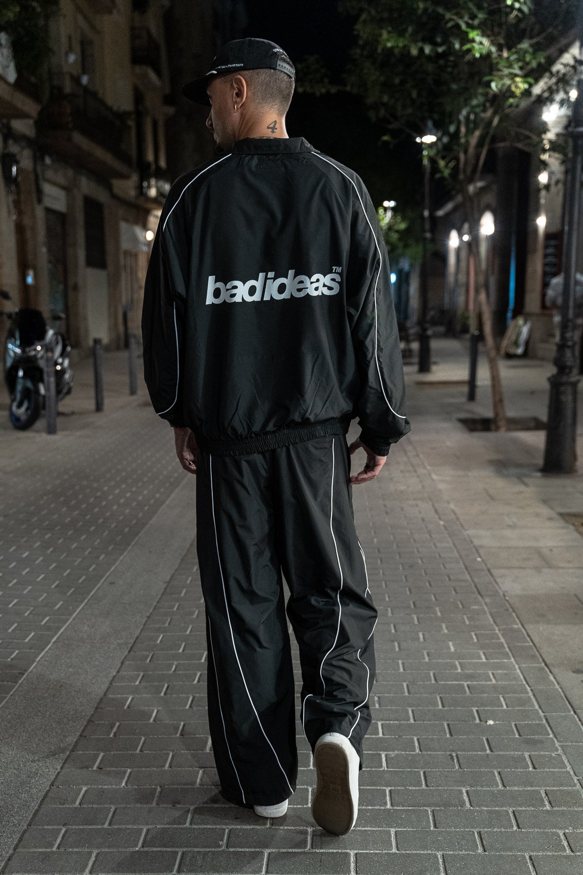 TRACK JACKET | BLACK | BAD IDEAS