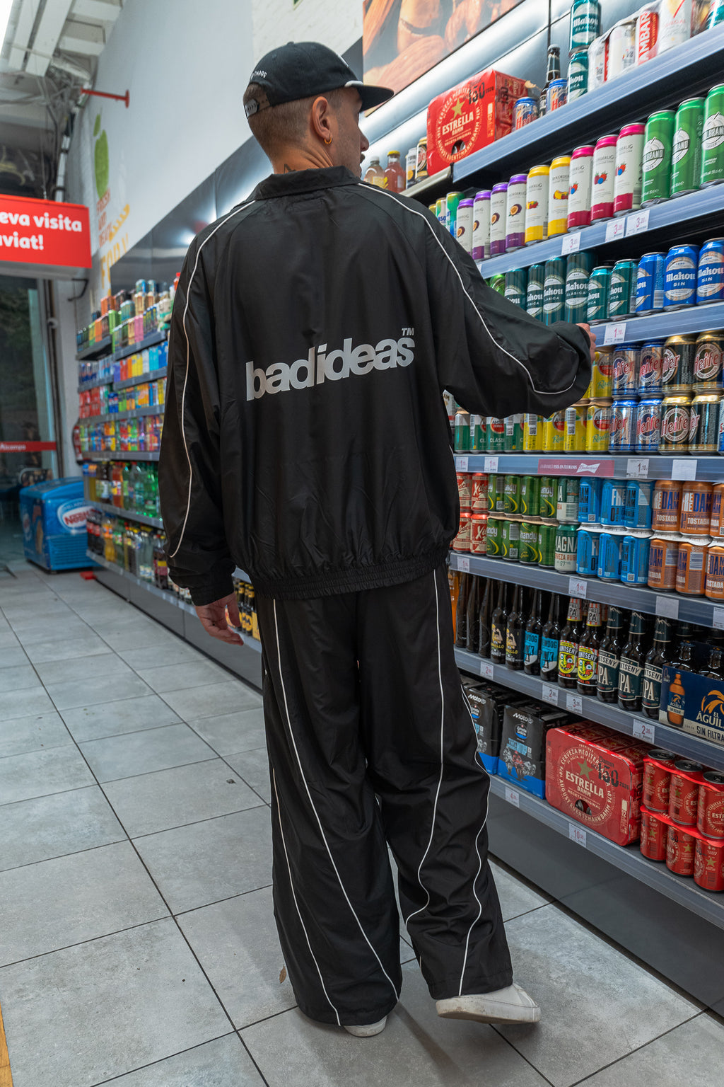 TRACK JACKET | BLACK | BAD IDEAS