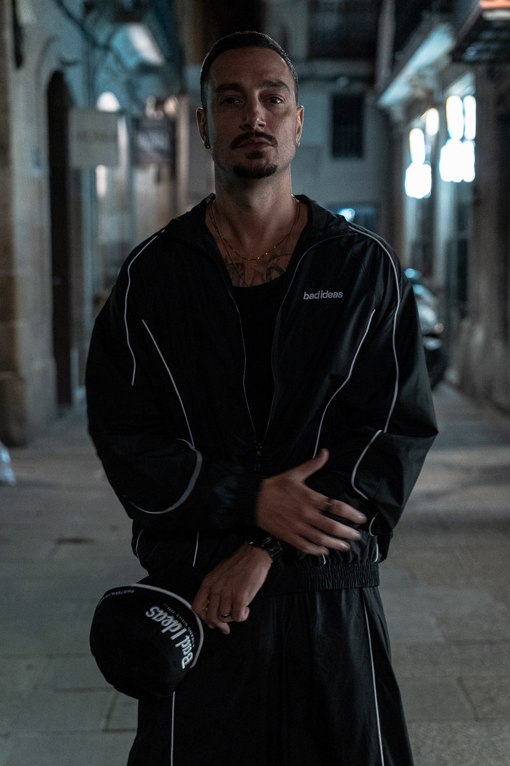 TRACK JACKET | BLACK | BAD IDEAS