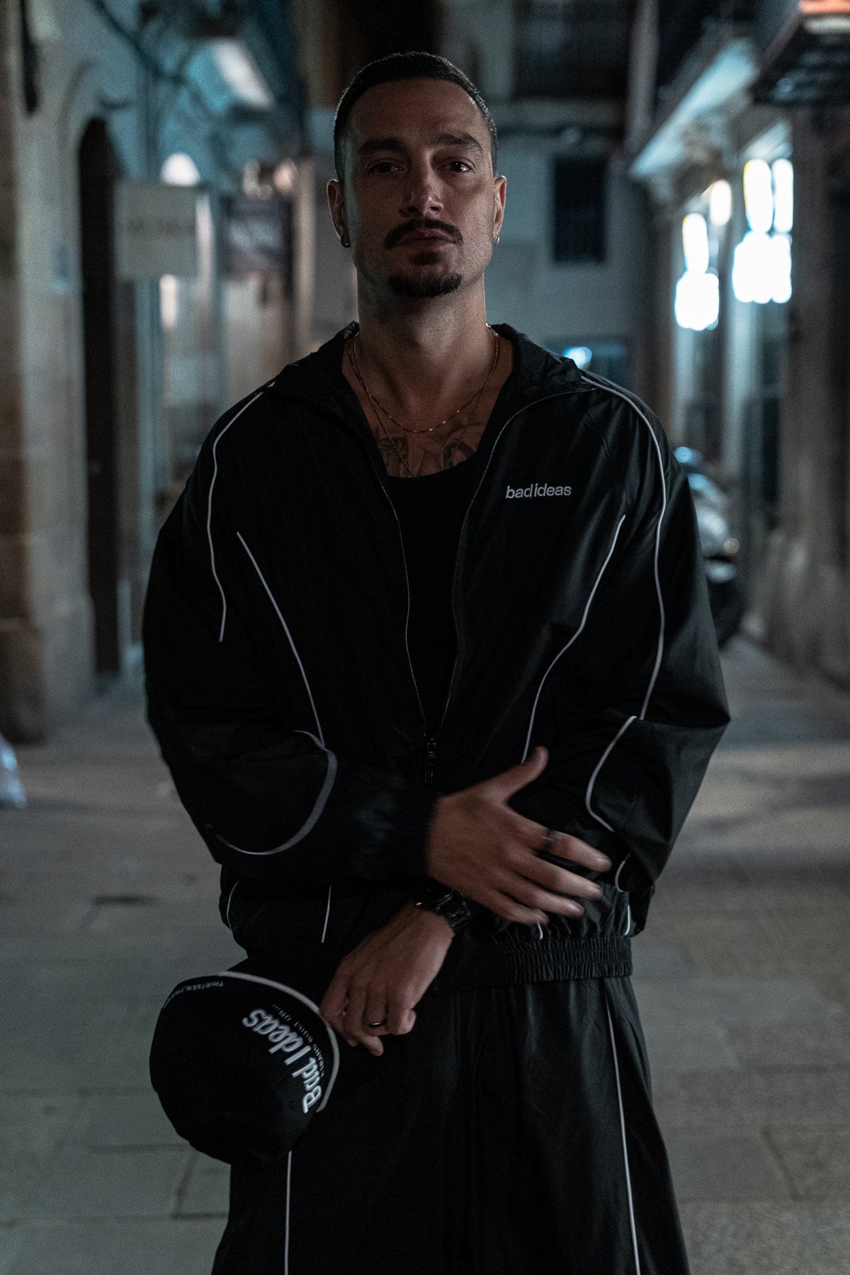 TRACK JACKET | BLACK | BAD IDEAS