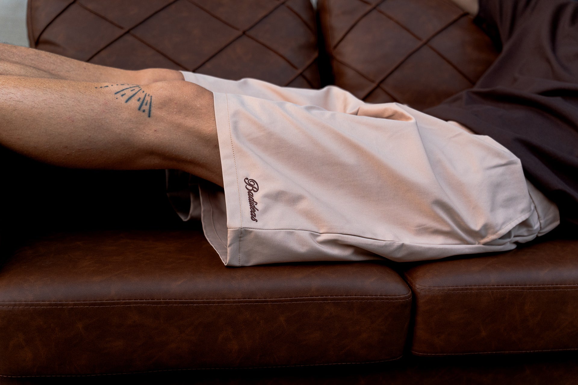 MEN’S | WIDE LEG TAILORED SHORTS | UNION BEIGE