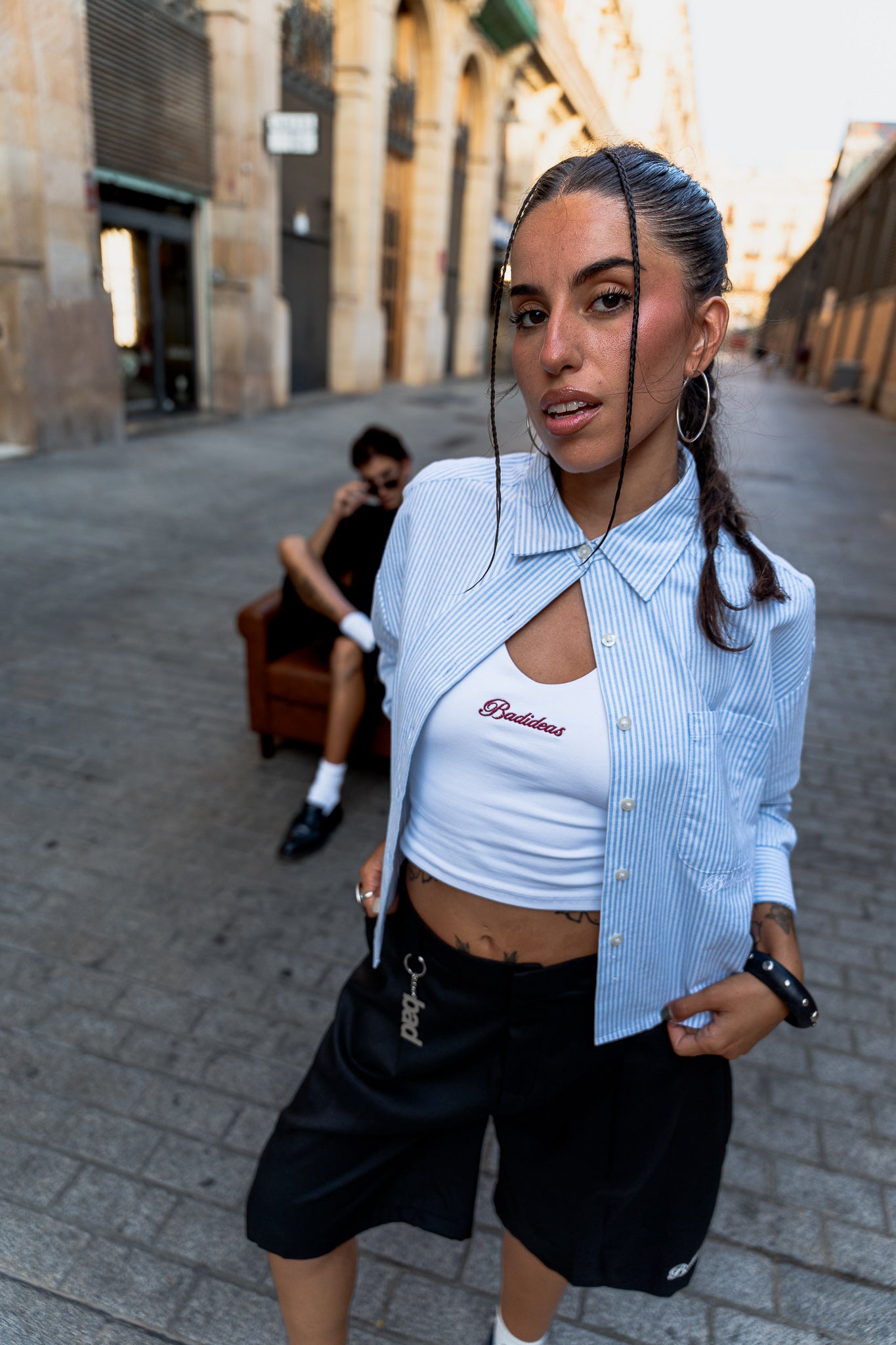 WOMEN’S | HALTER CROP TOP | WHITE