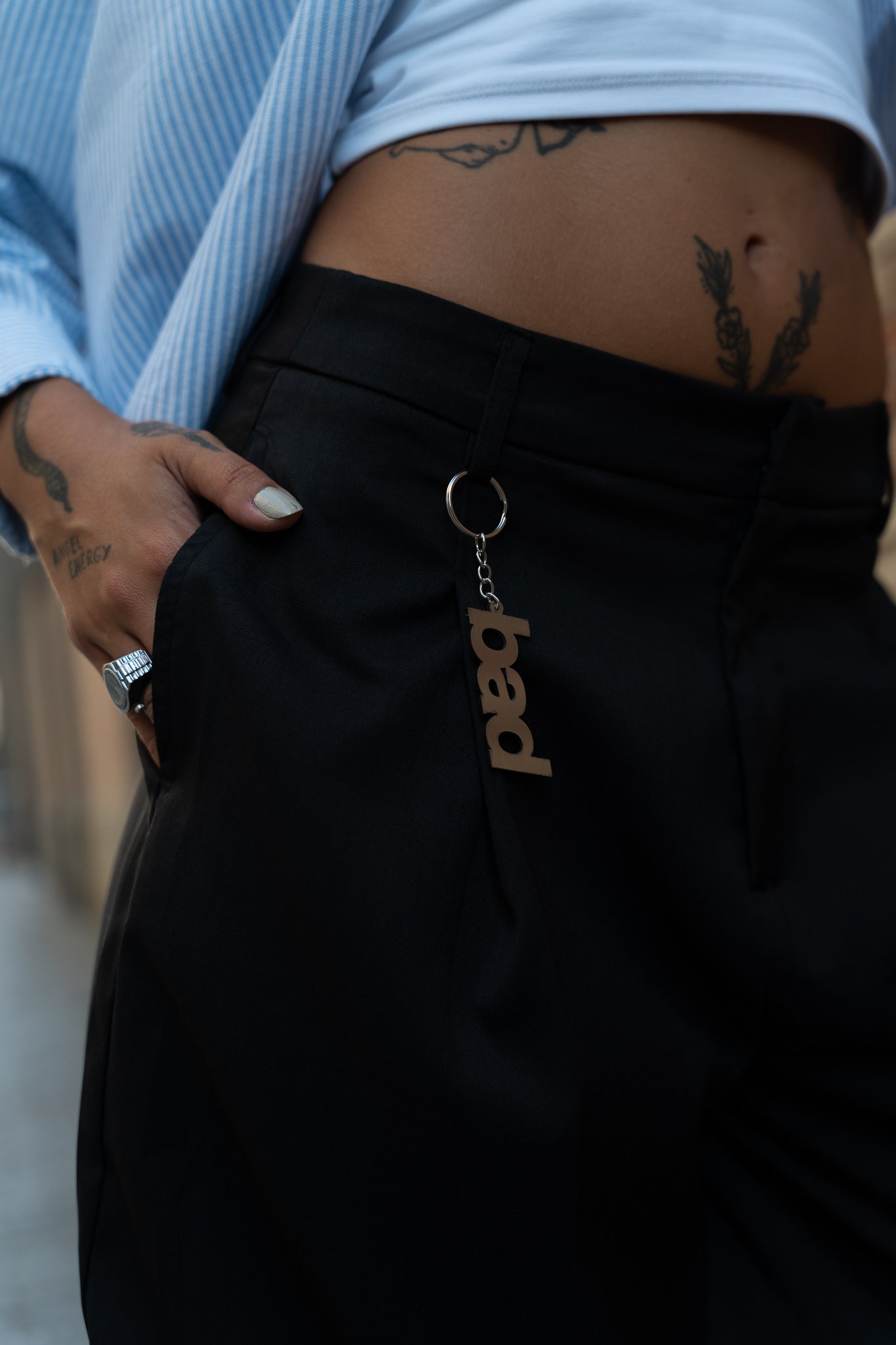 WOMEN’S | WIDE LEG TAILORED SHORTS | BLACK
