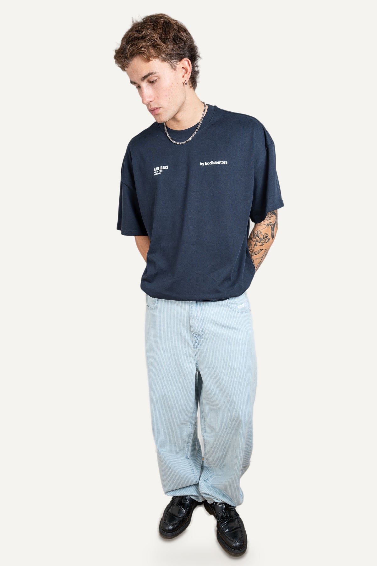 STRIPED PANTS | LIGHT BLUE