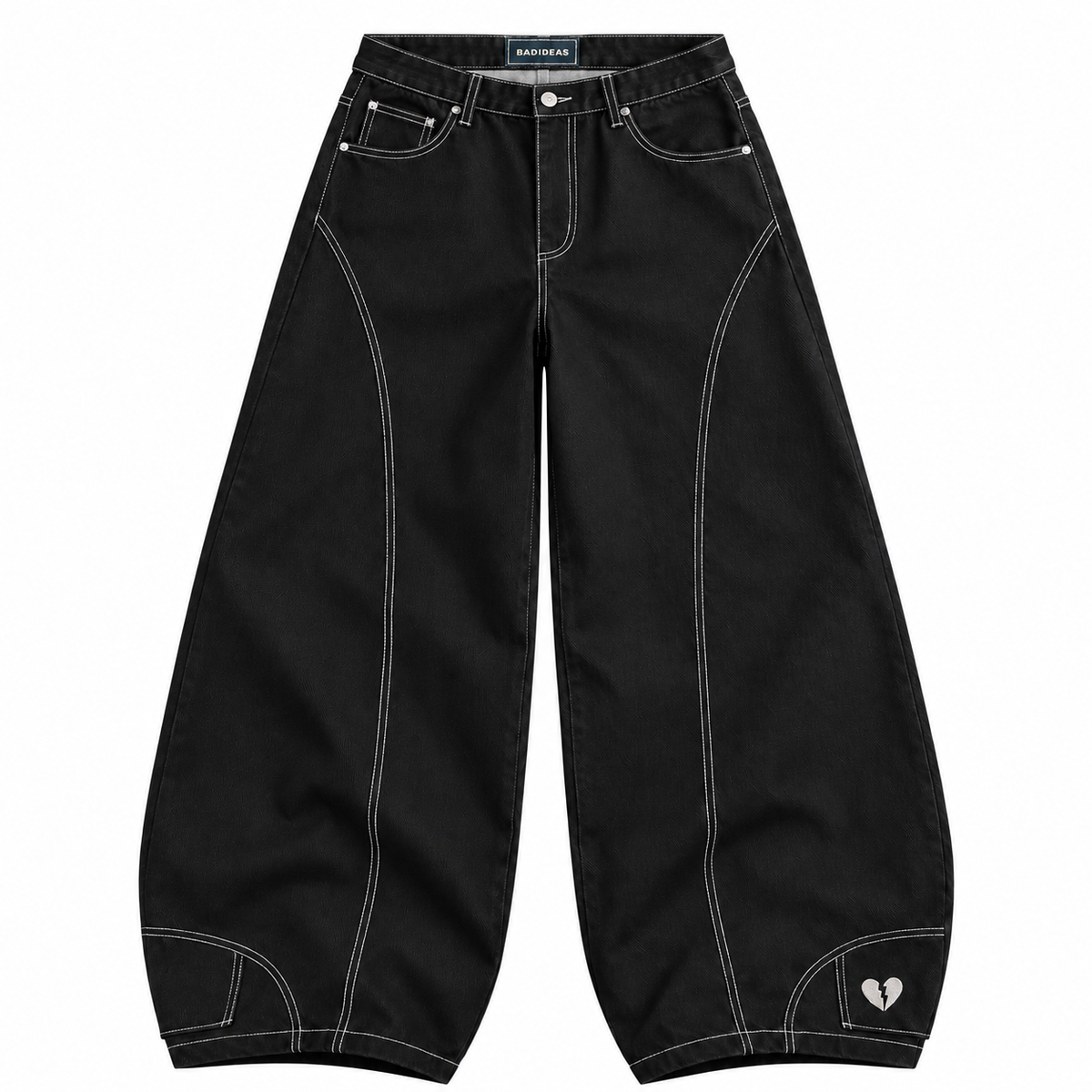 CONTRAST PANTS | BLACK