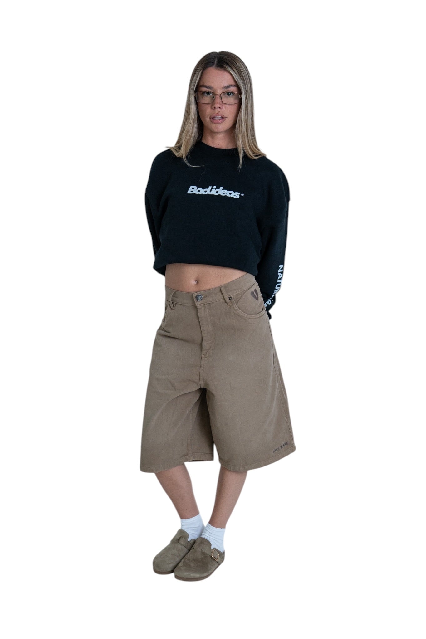 DENIM SHORT| UNION BEIGE