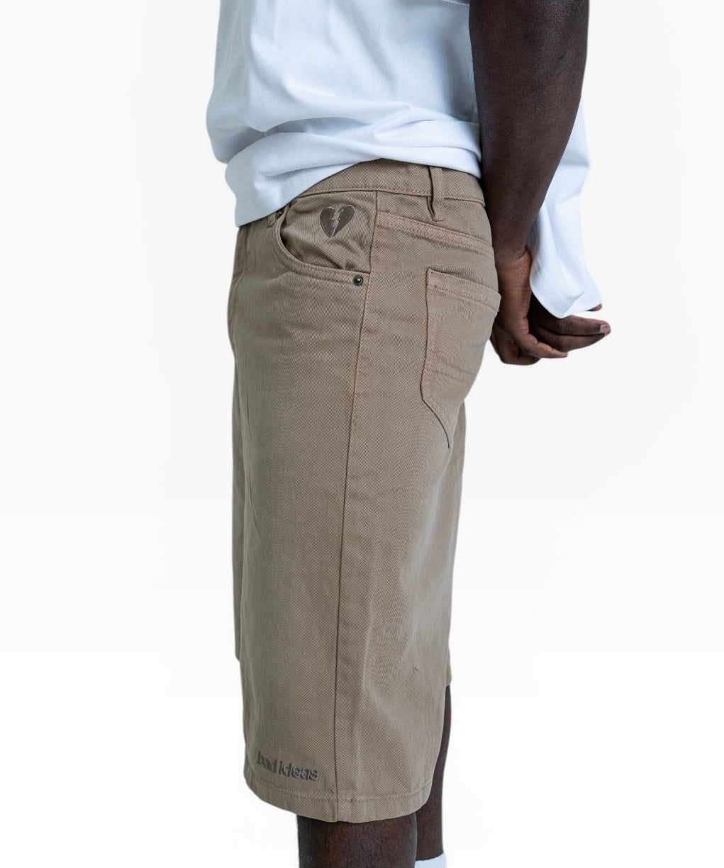 DENIM SHORT| UNION BEIGE