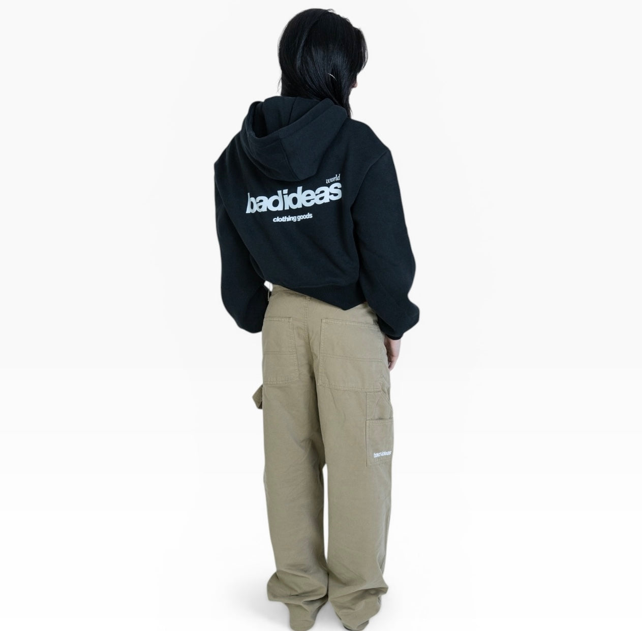 ZIP HOODIE | BLACK |GIRLS