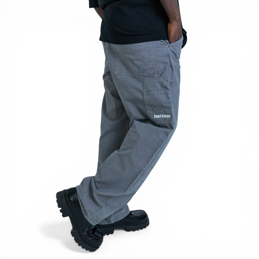 CARPENTER PANTS  | DOUBLE KNEE GREY |