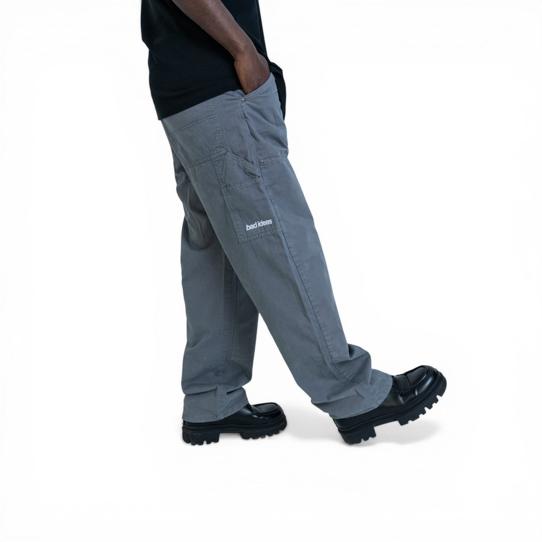 CARPENTER PANTS  | DOUBLE KNEE GREY |