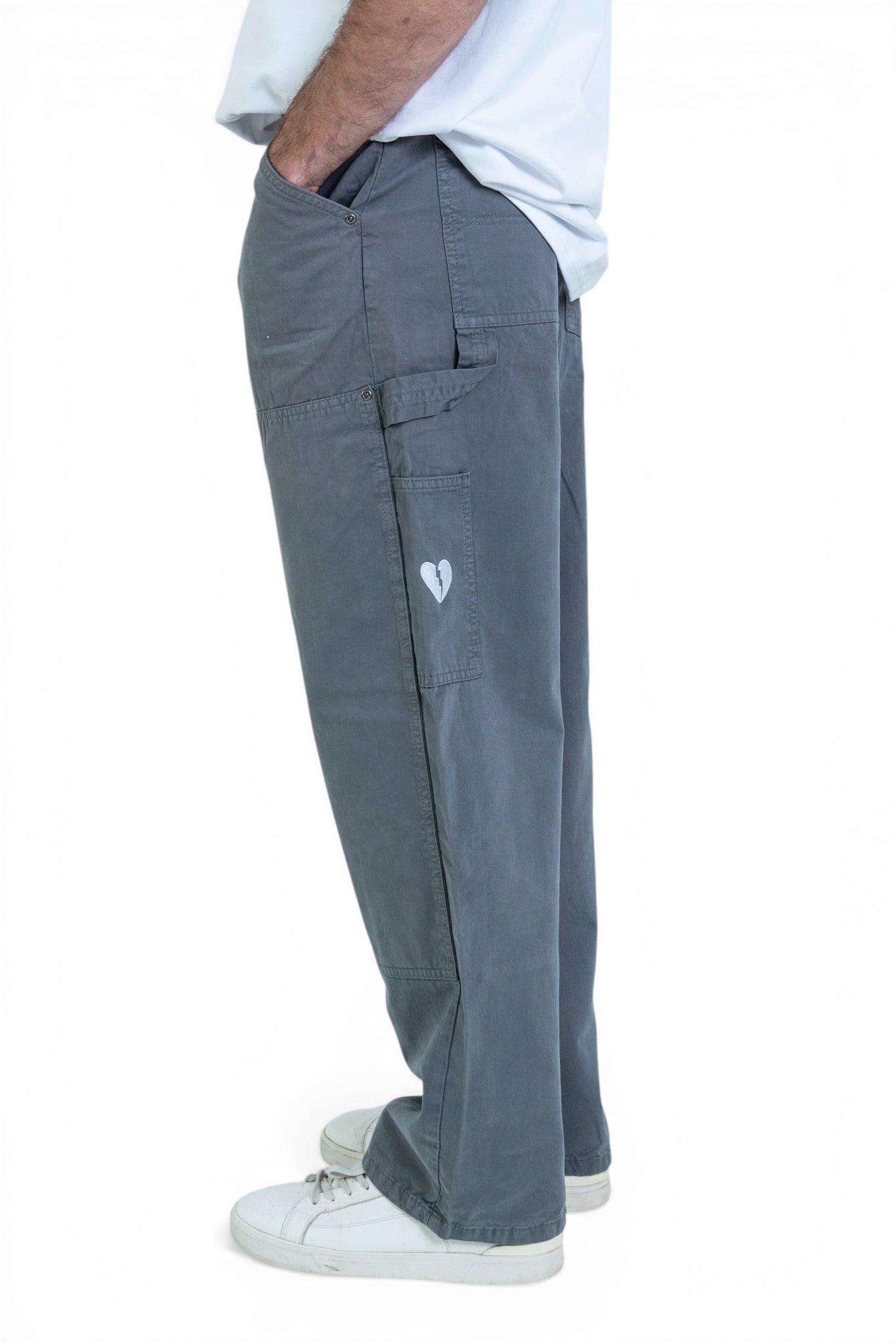 CARPENTER PANTS  | DOUBLE KNEE GREY |